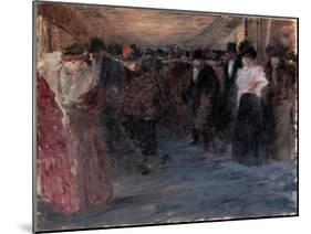 Music Hall, 1890S-Jean Louis Forain-Mounted Giclee Print