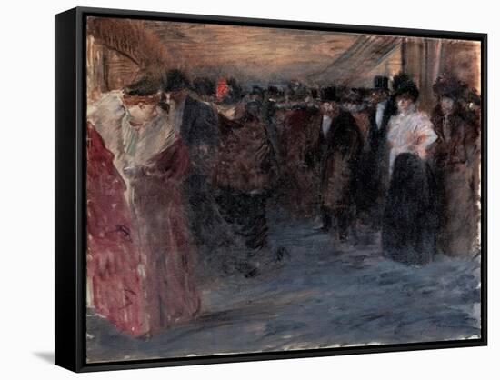 Music Hall, 1890S-Jean Louis Forain-Framed Stretched Canvas