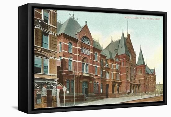 Music Hall, Cincinnati, Ohio-null-Framed Stretched Canvas