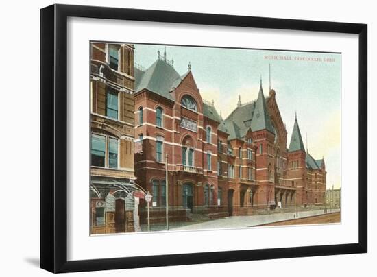 Music Hall, Cincinnati, Ohio-null-Framed Art Print