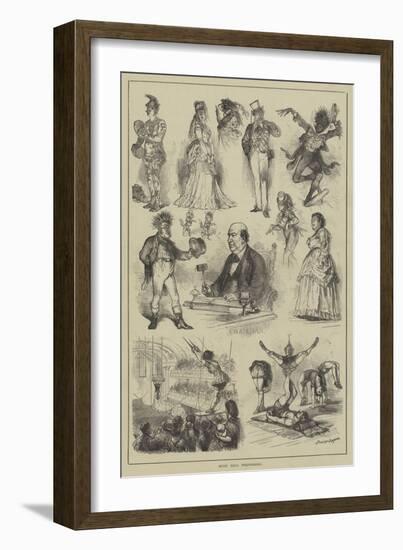 Music Hall Performers-Godefroy Durand-Framed Giclee Print