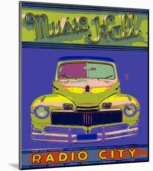 Music Hall Radio City-Irena Orlov-Mounted Art Print