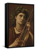 Music, Heavenly Maid-Edward John Poynter-Framed Stretched Canvas