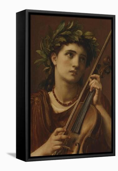 Music, Heavenly Maid-Edward John Poynter-Framed Stretched Canvas