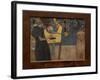 Music I, 1895 (Oil on Canvas)-Gustav Klimt-Framed Giclee Print