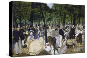 Music in the Jardin Des Tuileries, 1862-Edouard Manet-Stretched Canvas