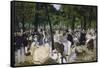 Music in the Jardin Des Tuileries, 1862-Edouard Manet-Framed Stretched Canvas