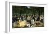 Music in the Tuileries, 1862-Edouard Manet-Framed Giclee Print