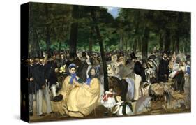 Music in the Tuileries, 1862-Edouard Manet-Stretched Canvas