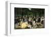 Music in the Tuileries, 1862-Edouard Manet-Framed Art Print