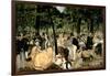 Music in the Tuileries Gardens, 1862-Edouard Manet-Framed Giclee Print