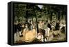 Music in the Tuileries Gardens, 1862-Edouard Manet-Framed Stretched Canvas