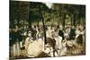 Music in the Tuileries Gardens-Edouard Manet-Mounted Art Print