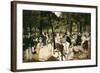 Music in the Tuileries Gardens-Edouard Manet-Framed Art Print