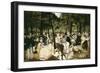 Music in the Tuileries Gardens-Edouard Manet-Framed Art Print