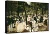 Music in the Tuileries Gardens-Edouard Manet-Stretched Canvas