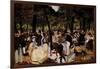 Music in Tuilerie Garden-Edouard Manet-Framed Art Print