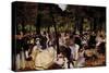 Music in Tuilerie Garden-Edouard Manet-Stretched Canvas