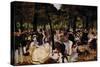 Music In Tuilerie Garden-Edouard Manet-Stretched Canvas