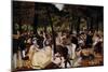 Music In Tuilerie Garden-Edouard Manet-Mounted Art Print