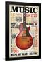 Music Inspires Me-Trends International-Framed Poster