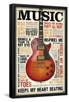 Music Inspires Me-Trends International-Framed Poster