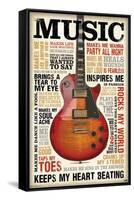 Music Inspires Me-Trends International-Framed Stretched Canvas