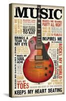 Music Inspires Me-Trends International-Stretched Canvas