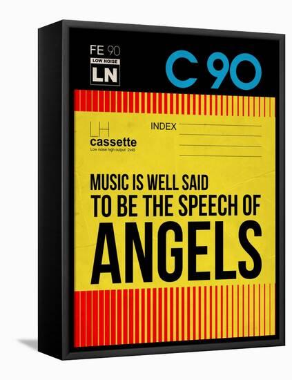 Music is a speech of Angels-NaxArt-Framed Stretched Canvas
