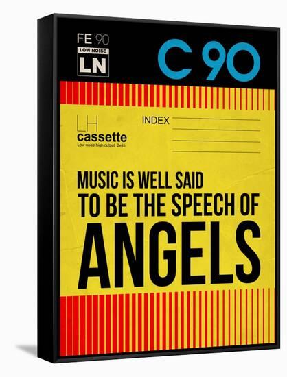 Music is a speech of Angels-NaxArt-Framed Stretched Canvas