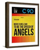 Music is a speech of Angels-NaxArt-Framed Art Print