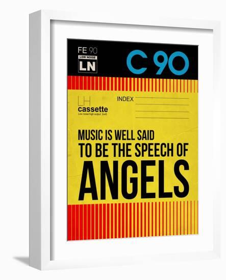 Music is a speech of Angels-NaxArt-Framed Art Print