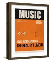 Music Is Escape-NaxArt-Framed Art Print