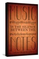 Music is the Silence Between the Notes-null-Stretched Canvas