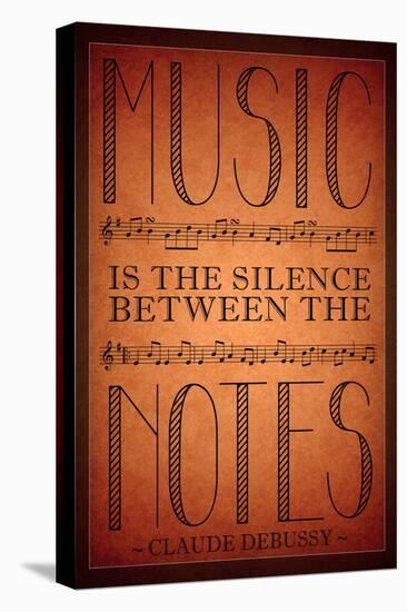 Music is the Silence Between the Notes-null-Stretched Canvas