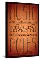 Music is the Silence Between the Notes-null-Stretched Canvas