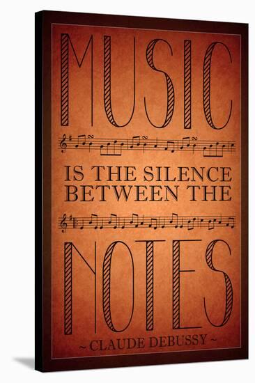 Music is the Silence Between the Notes-null-Stretched Canvas