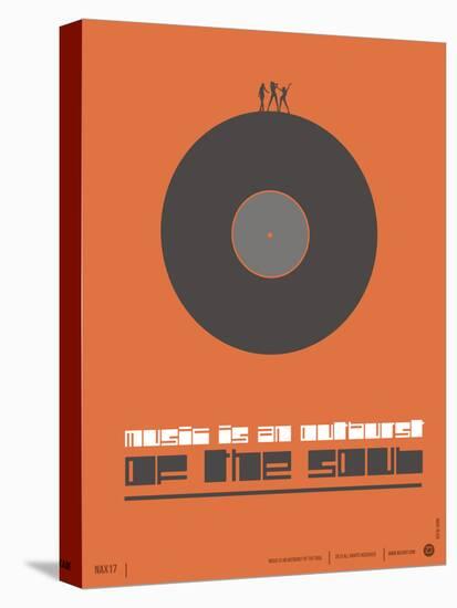 Music is the Soul Poster-NaxArt-Stretched Canvas