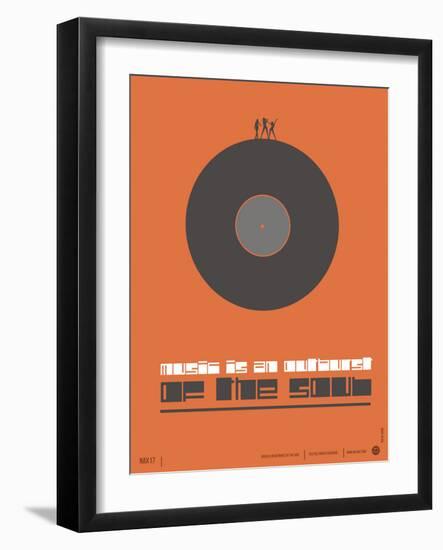 Music is the Soul Poster-NaxArt-Framed Art Print