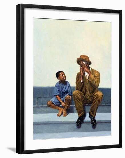 Music Lesson No.2, 2000-Colin Bootman-Framed Giclee Print