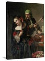 Music Lesson, Seville-John Phillip-Stretched Canvas