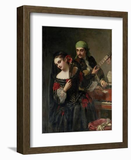 Music Lesson, Seville-John Phillip-Framed Giclee Print