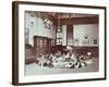 Music Lesson, Southfields Infants School, Wandsworth, London, 1906-null-Framed Photographic Print