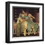 Music Lesson-Frederick Leighton-Framed Art Print