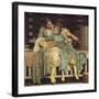 Music Lesson-Frederic Leighton-Framed Art Print