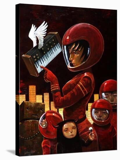 Music Lesson-Aaron Jasinski-Stretched Canvas