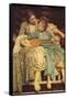 Music Lesson-Frederick Leighton-Framed Stretched Canvas