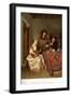 Music lesson-Gerard ter Borch or Terborch-Framed Giclee Print