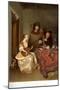 Music lesson-Gerard ter Borch or Terborch-Mounted Giclee Print