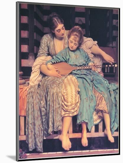 Music Lesson-unknown Leighton-Mounted Art Print